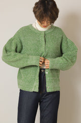 ミックスニットカーディガン