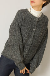 ミックスニットカーディガン