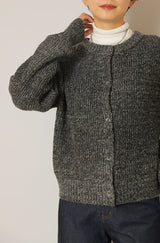 ミックスニットカーディガン