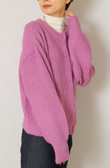 ミックスニットカーディガン