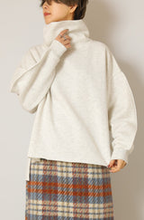 オフタートル裏起毛プルオーバー