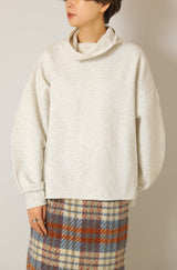 オフタートル裏起毛プルオーバー