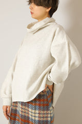 オフタートル裏起毛プルオーバー