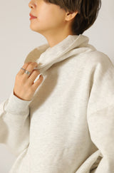 オフタートル裏起毛プルオーバー