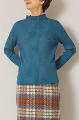 ヒートハイネック袖釦プルオーバー