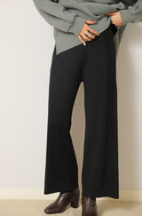 サイドケーブルニットパンツ