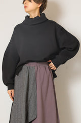 オフタートル裏起毛プルオーバー