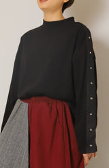 ショルダースナッププルオーバー