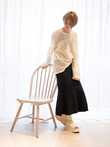 綿タッチマーメイドスカート