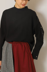 ショルダースナッププルオーバー