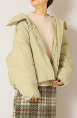 スタンドスヌードネック中綿ダウン