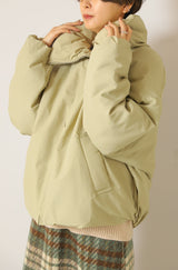 スタンドスヌードネック中綿ダウン