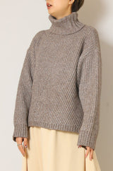 ロービングタートルネックプルオーバー