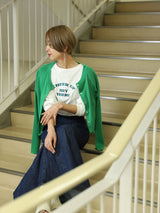 ロゴ刺繍Tシャツ