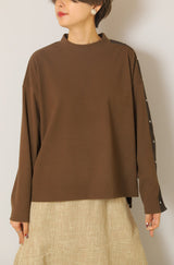 ショルダースナッププルオーバー