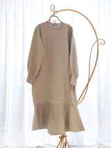 スウェットライクマーメイドワンピース