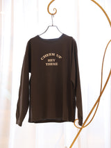 ロゴ刺繍Tシャツ