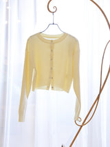 綿タッチ2wayカーディガン