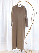 裏毛スキッパーパーカーワンピース