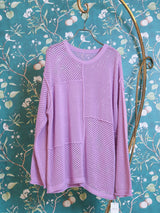 メッシュ編切替プルオーバー