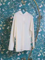 シアーフードプルオーバー