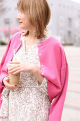 花柄カシュクールワンピース