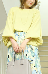 バルーンスリーブプルオーバー