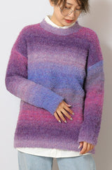 グラデーションニット