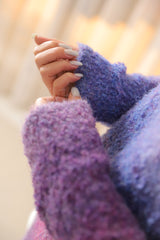 グラデーションニット