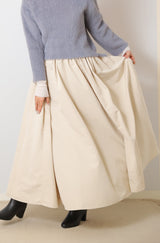 ソフトグログランマキシスカート