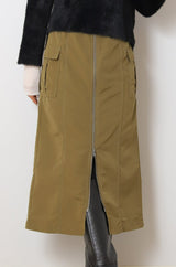 フロントZIPカーゴスカート