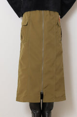 フロントZIPカーゴスカート