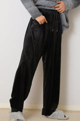 ベロアイージーストレートパンツ