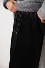 ベロアイージーストレートパンツ