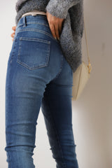 ダメージデニムスキニーパンツ