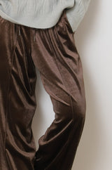 ベロアイージーストレートパンツ