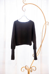 エンボス加工ショートプルオーバー