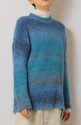 グラデーションニット