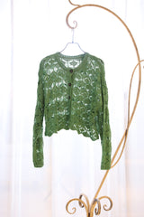 透かし編み2wayカーディガン