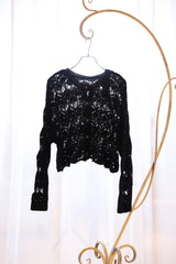 透かし編み2wayカーディガン