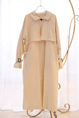 スタンドカラーツイルコート