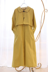 スタンドカラーツイルコート