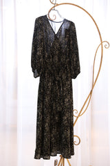 花柄カシュクールワンピース