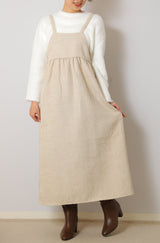 ツイードキャミワンピース