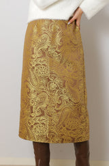 ジャガードタイトスカート