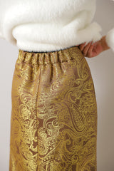 ジャガードタイトスカート