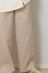 チェックストレートパンツ