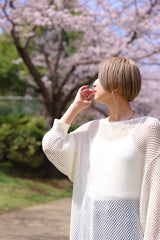 メッシュニットワンピース