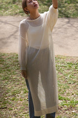 メッシュニットワンピース