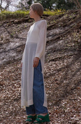 メッシュニットワンピース